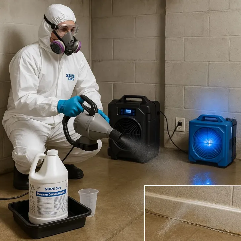 Sanitization and Odor Removal process in University Center, VA