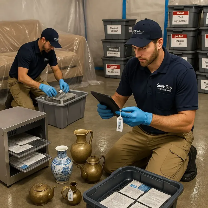Content Protection and Restoration process in University Center, VA